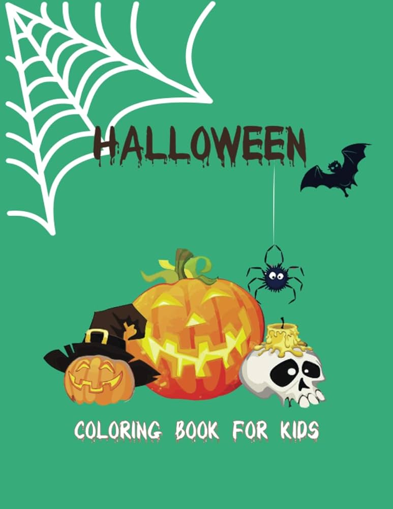 halloween coloring book pages